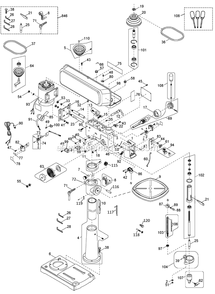 Page A Diagram and Parts List for PCB660DP Type 2 Porter Cable Miscellaneous